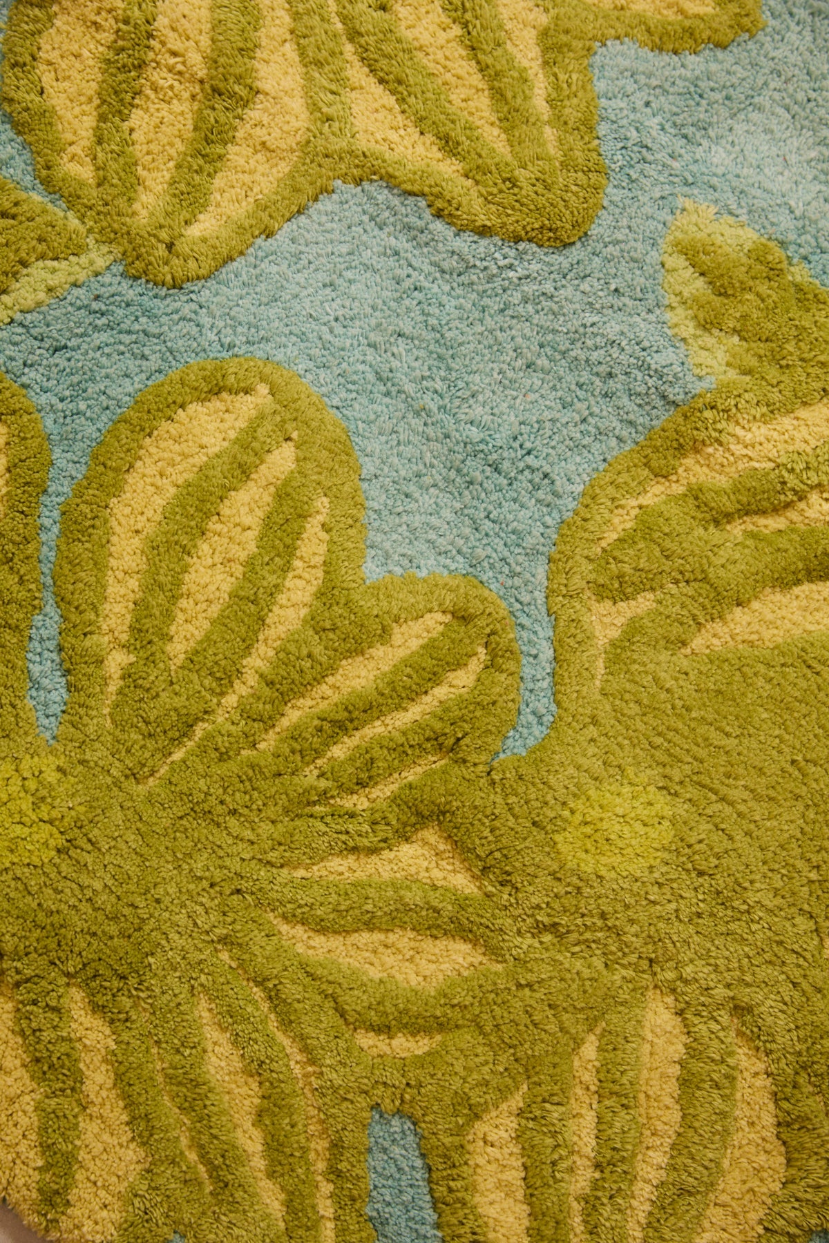 Azalea Light Green Bath Mat.