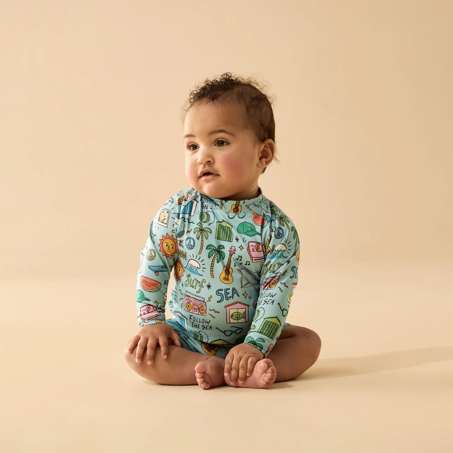 Sun, Surf & Sea Baby Rashie Set