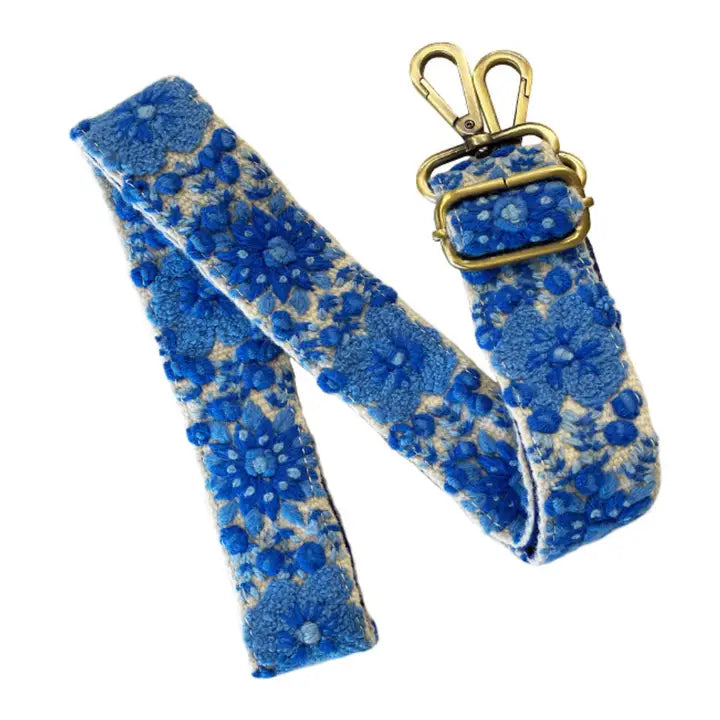 Bag Strap . Forget-Me-Not