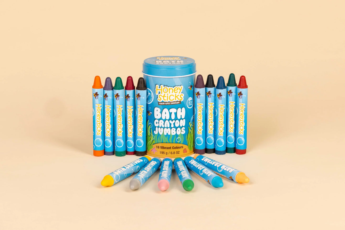 Honeysticks Beeswax Bath Crayons