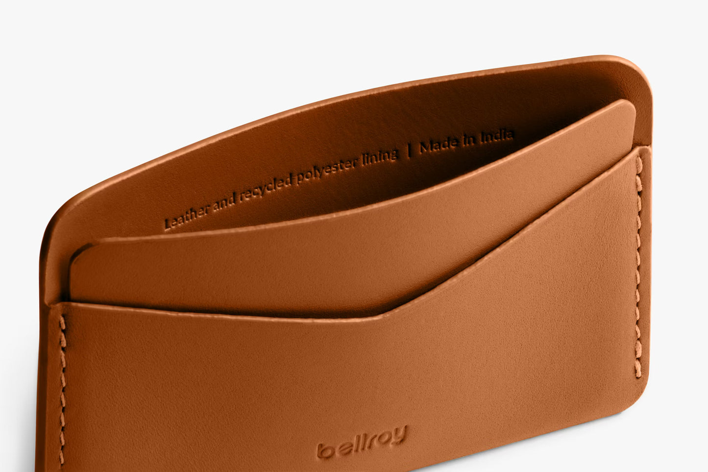 Bellroy Card Slip . Caramel