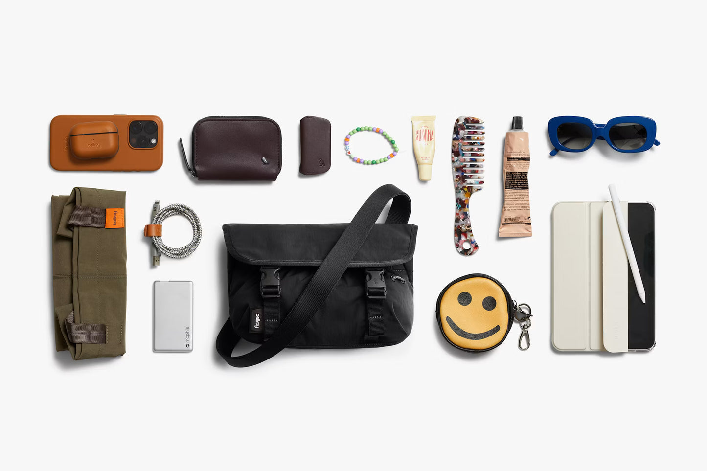 Bellroy Cinch Mini Messenger 6L . Black