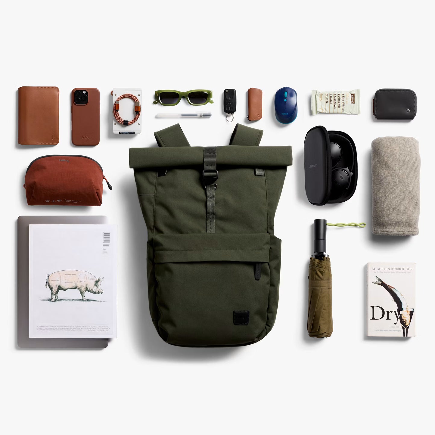 Bellroy Classic Rolltop . Olive