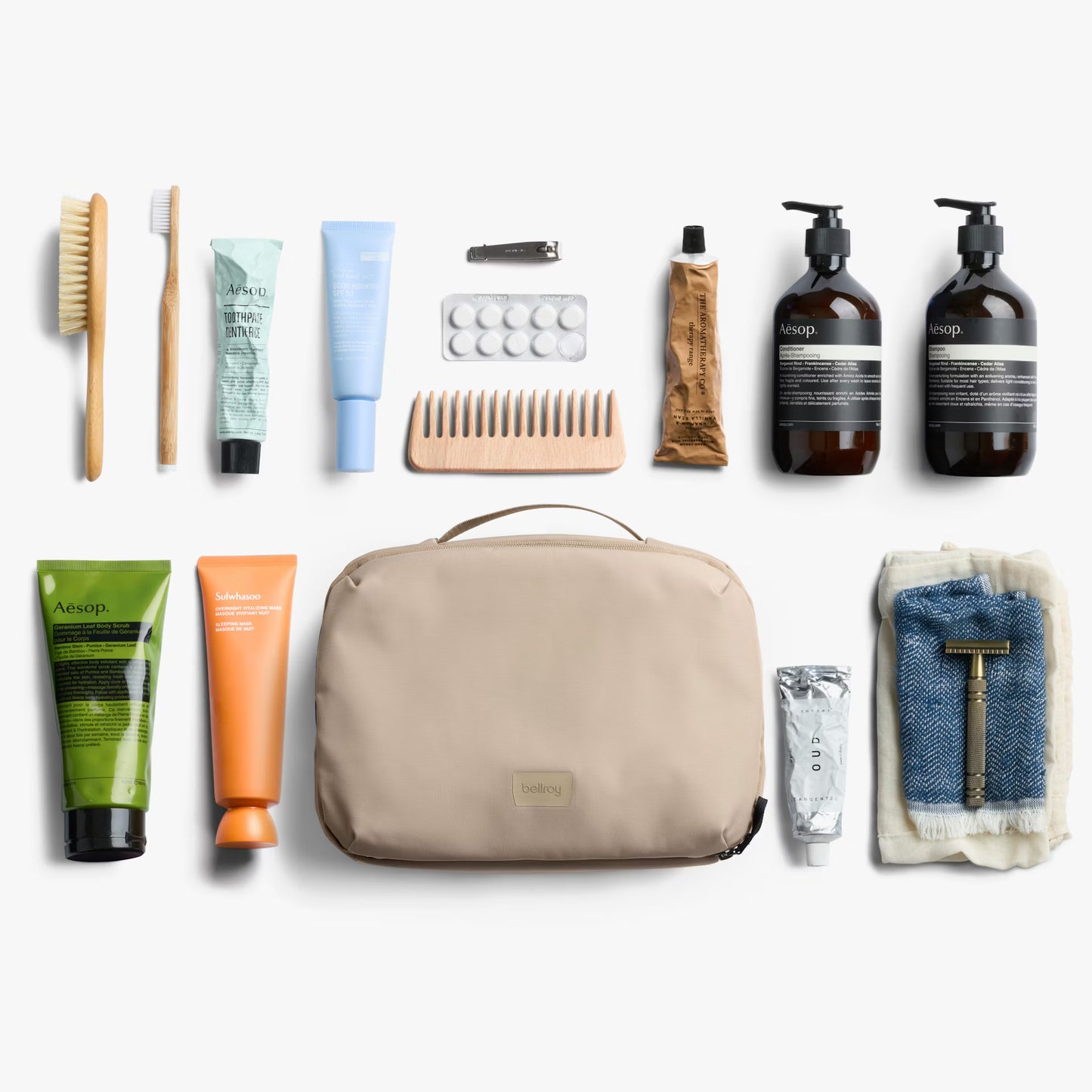 Bellroy Hanging Toiletry Kit Plus . Stone