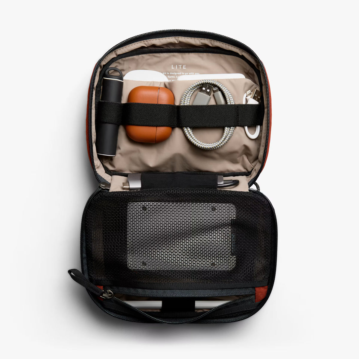 Bellroy Lite Tech Kit . Clay