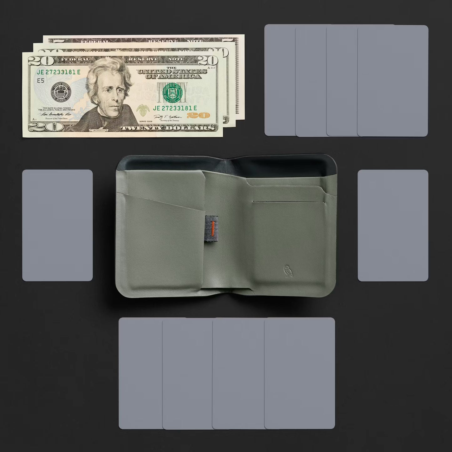 Bellroy Apex Note Sleeve . Everglade