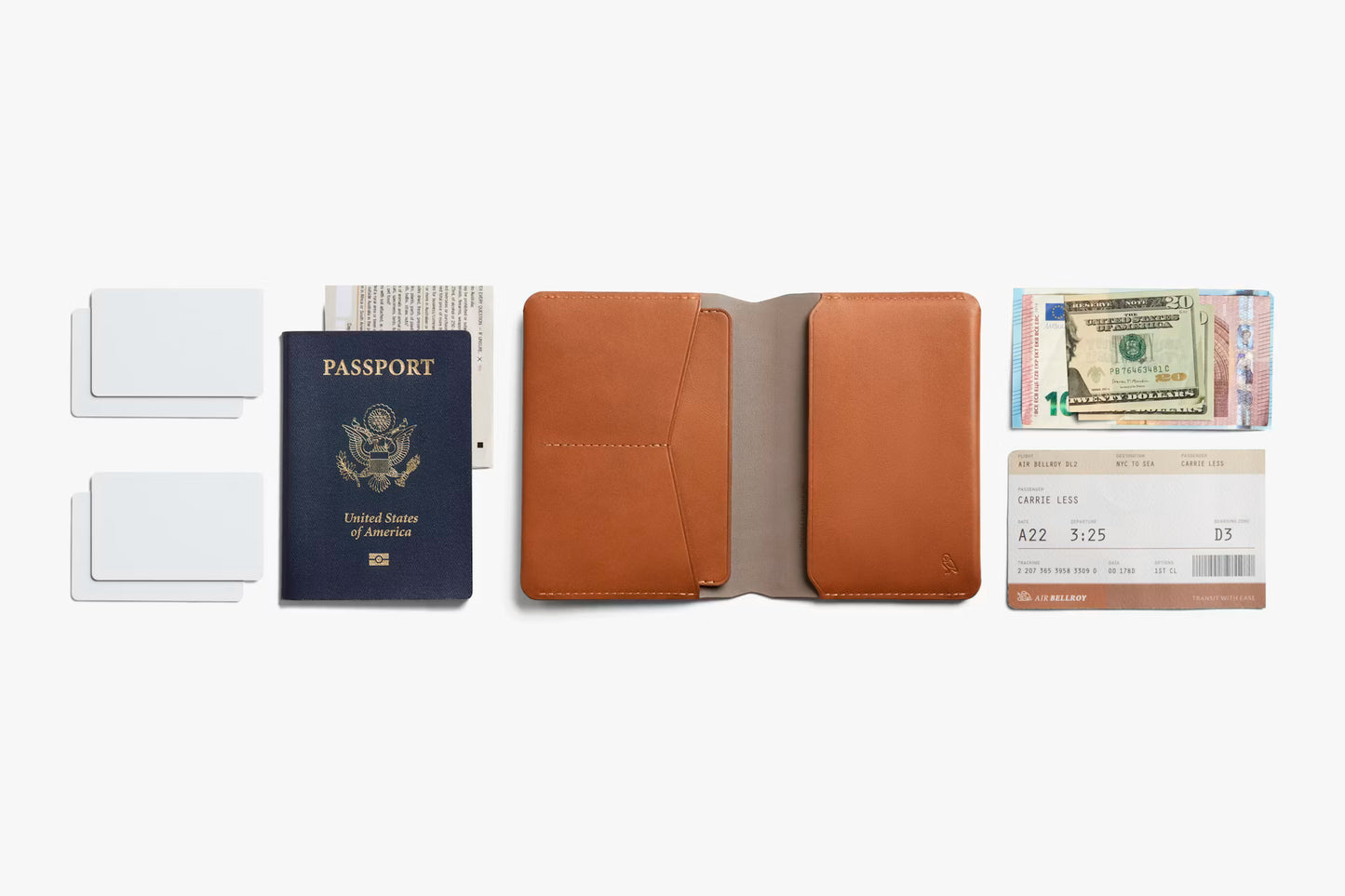 Bellroy Passport Holder . Caramel