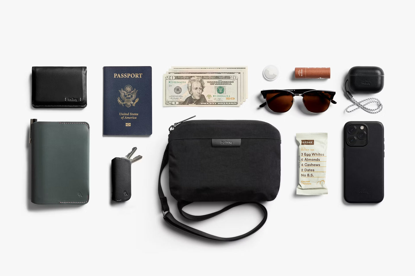 Bellroy Tokyo Side Bag . Raven