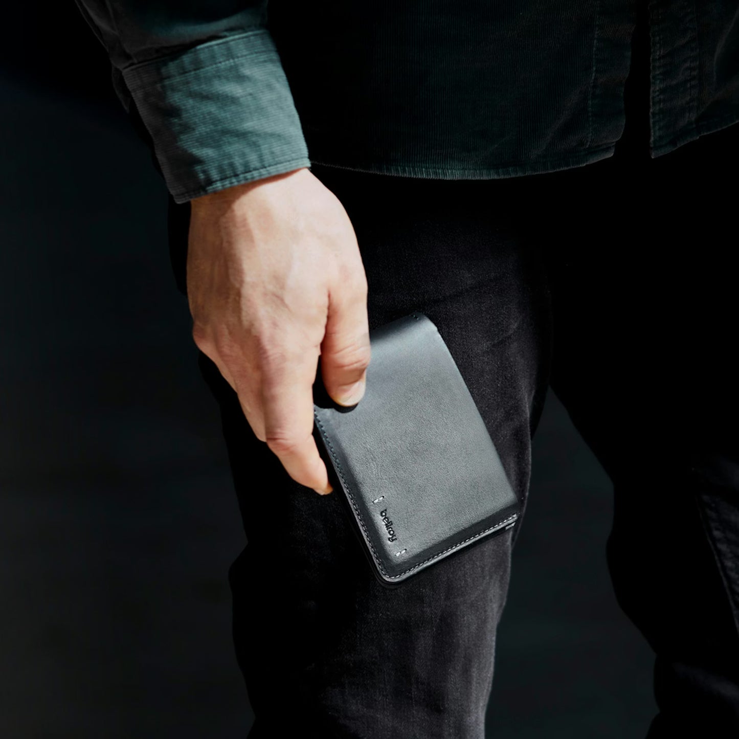 Bellroy Hide + Seek Premium Edition Wallet . Darkwood