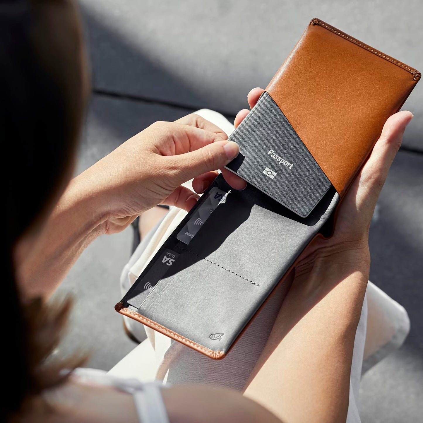 Bellroy RFID Travel Wallet . Everglade