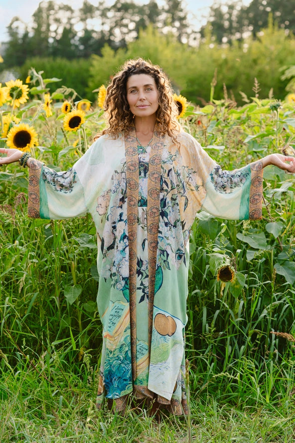 Opera Duster Kimono Robe . I Paint My Dream