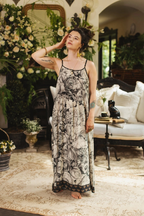 Slip Dress . Honey and the Moon