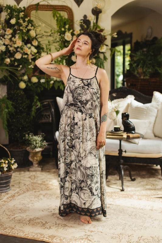 Slip Dress . Honey and the Moon