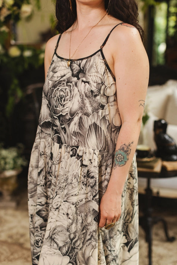 Slip Dress . Honey and the Moon