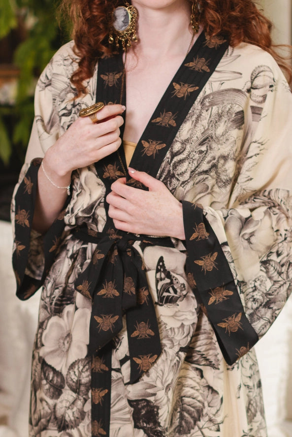 Opera Duster Kimono Robe . Honey and the Moon