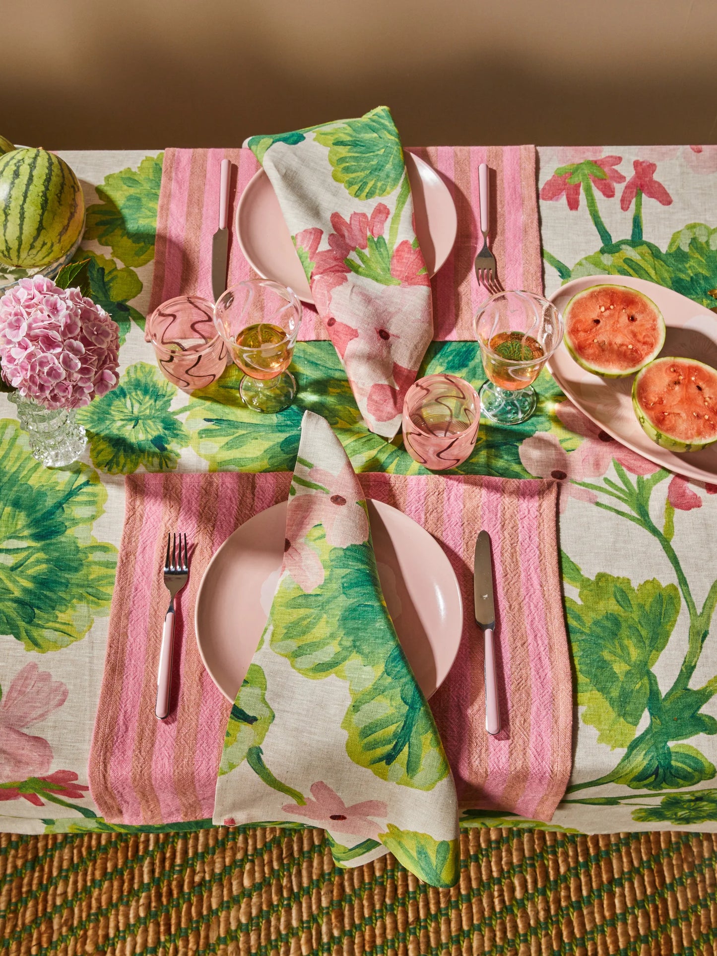 Napkin . Geranium Multi  ARRIVING SOON