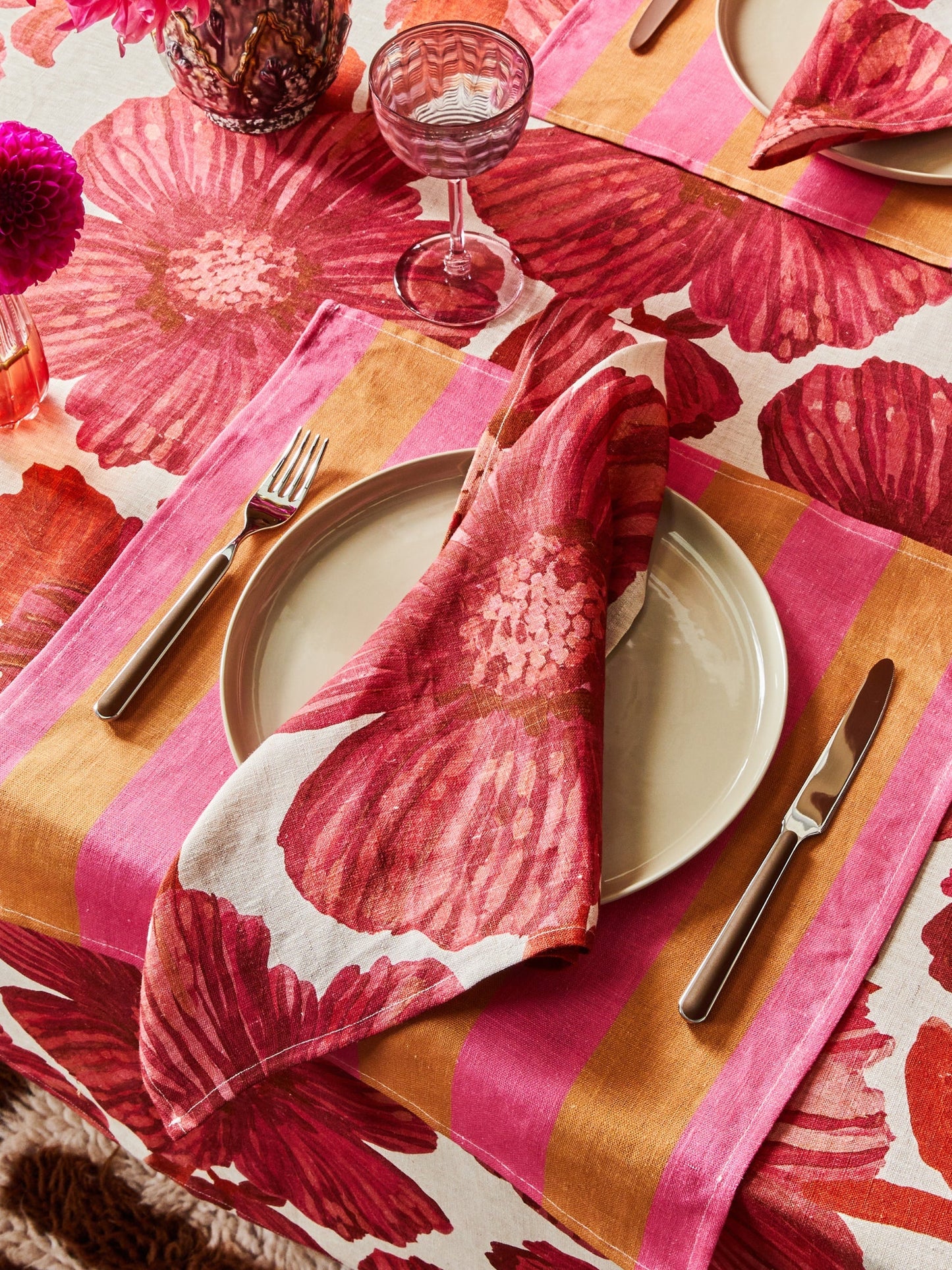 Napkin . Leon Cerise  ARRIVING SOON