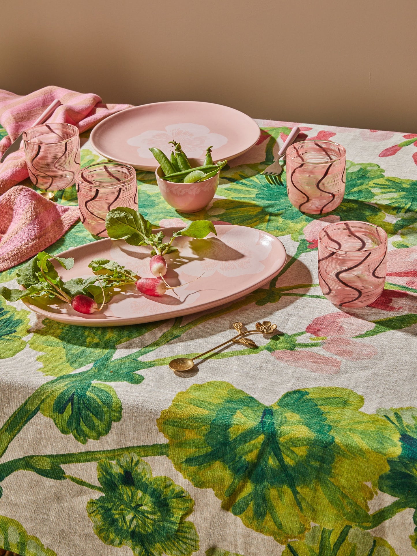 Geranium Pink Tablecloth ARRIVING SOON