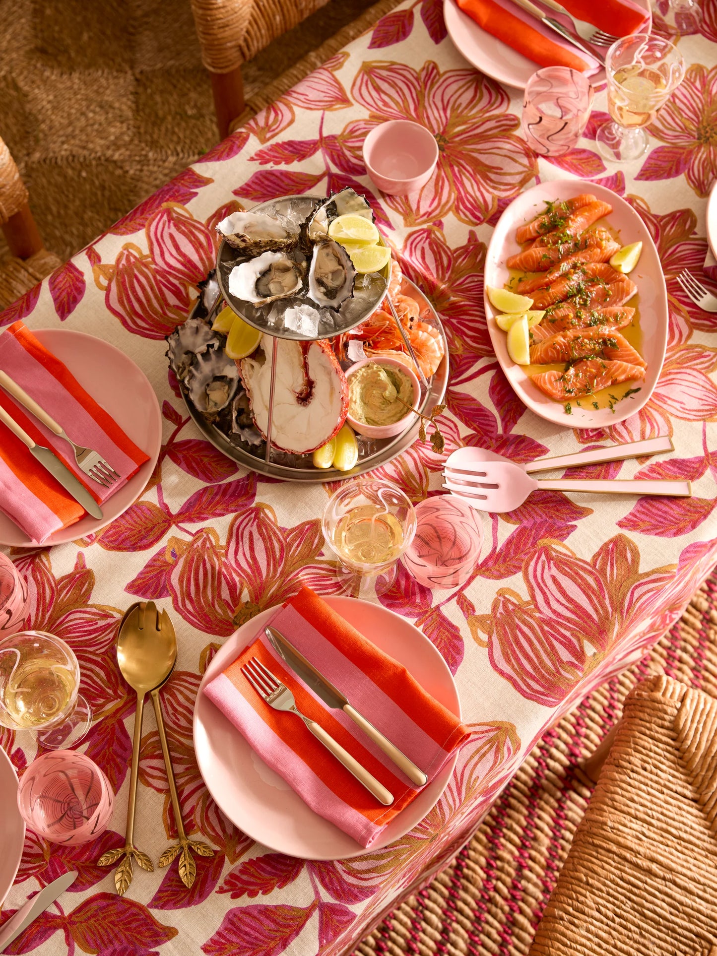 Azalea Pink Tablecloth ARRIVING SOON