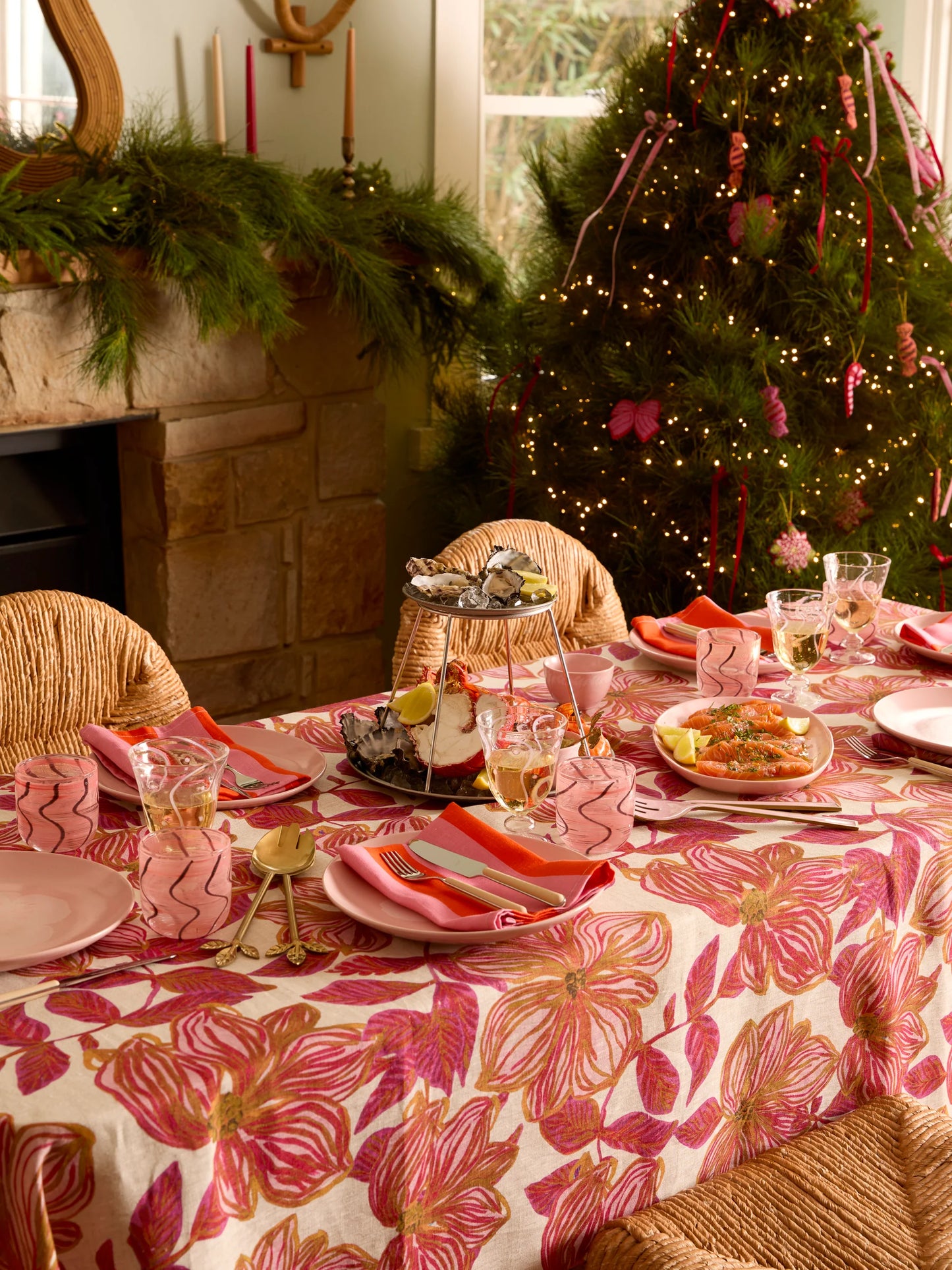 Azalea Pink Tablecloth ARRIVING SOON
