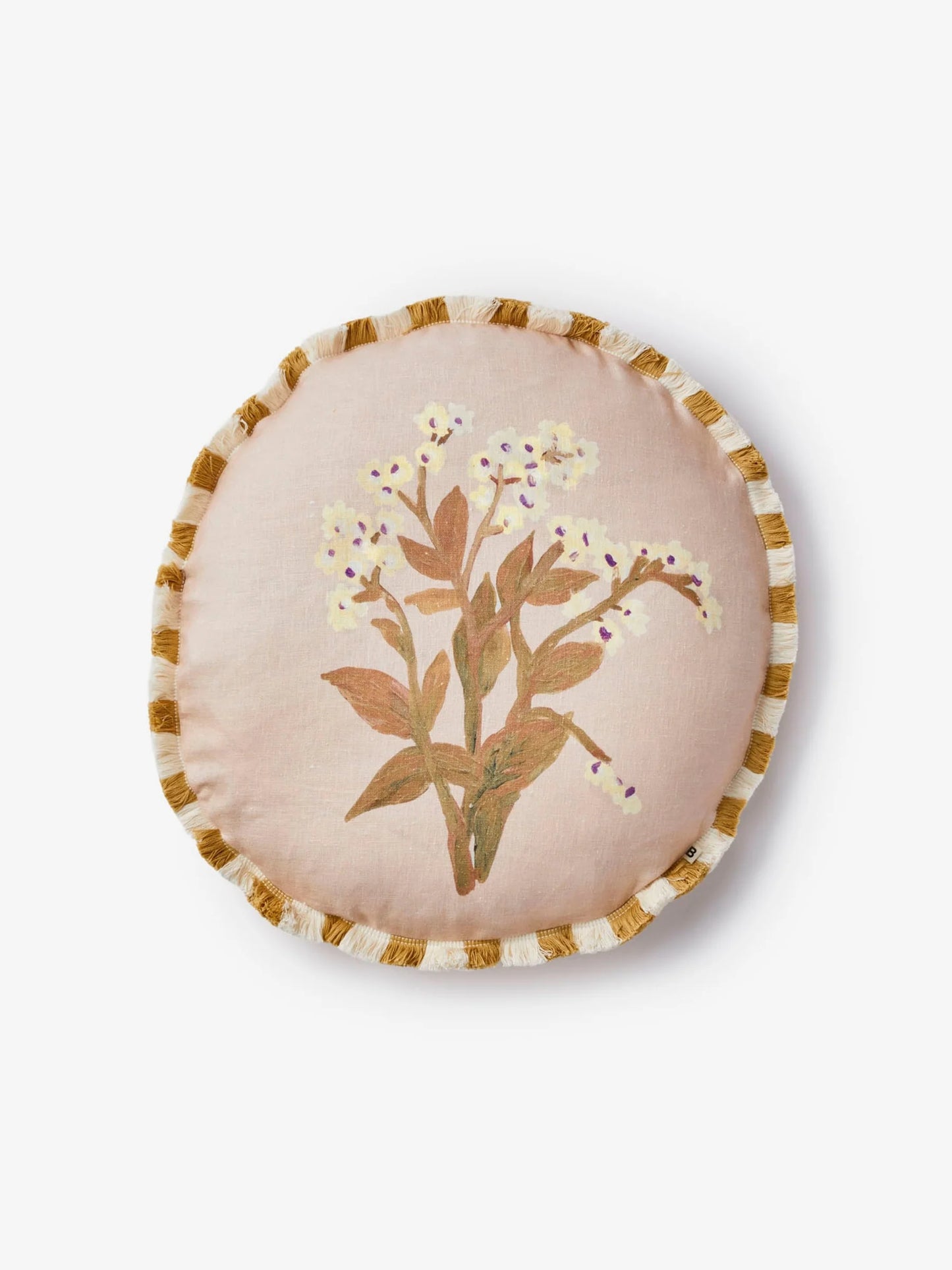 Cushion Round . Forget Me Not . 50cm