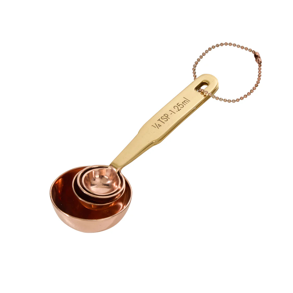 Copper + Brass Measuring Spoon Set