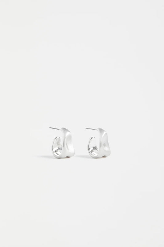 Earrings . Feven Small Hoop . Silver