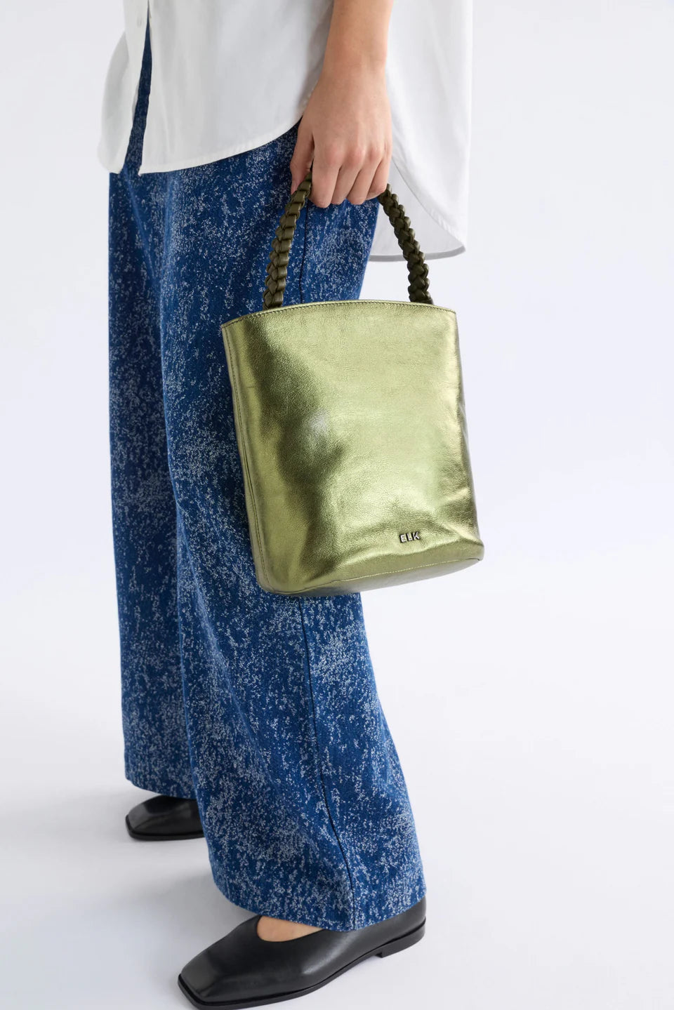 Bolenn Crossbody Leather Bag . Espresso