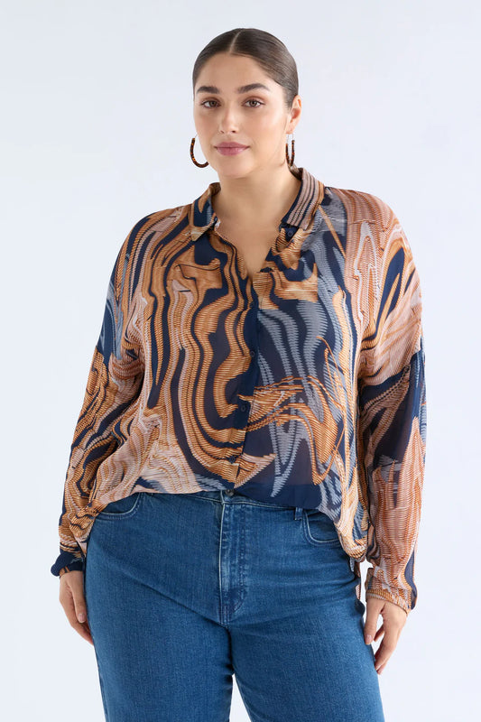 Eir Sheer Shirt . Brandr
