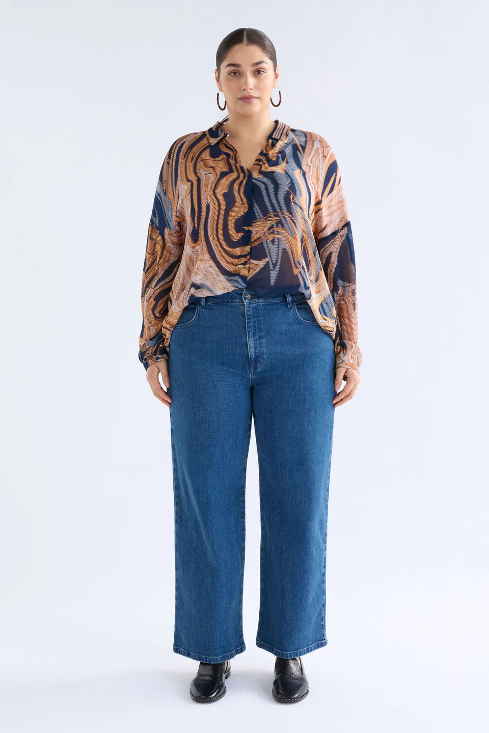Eir Sheer Shirt . Brandr