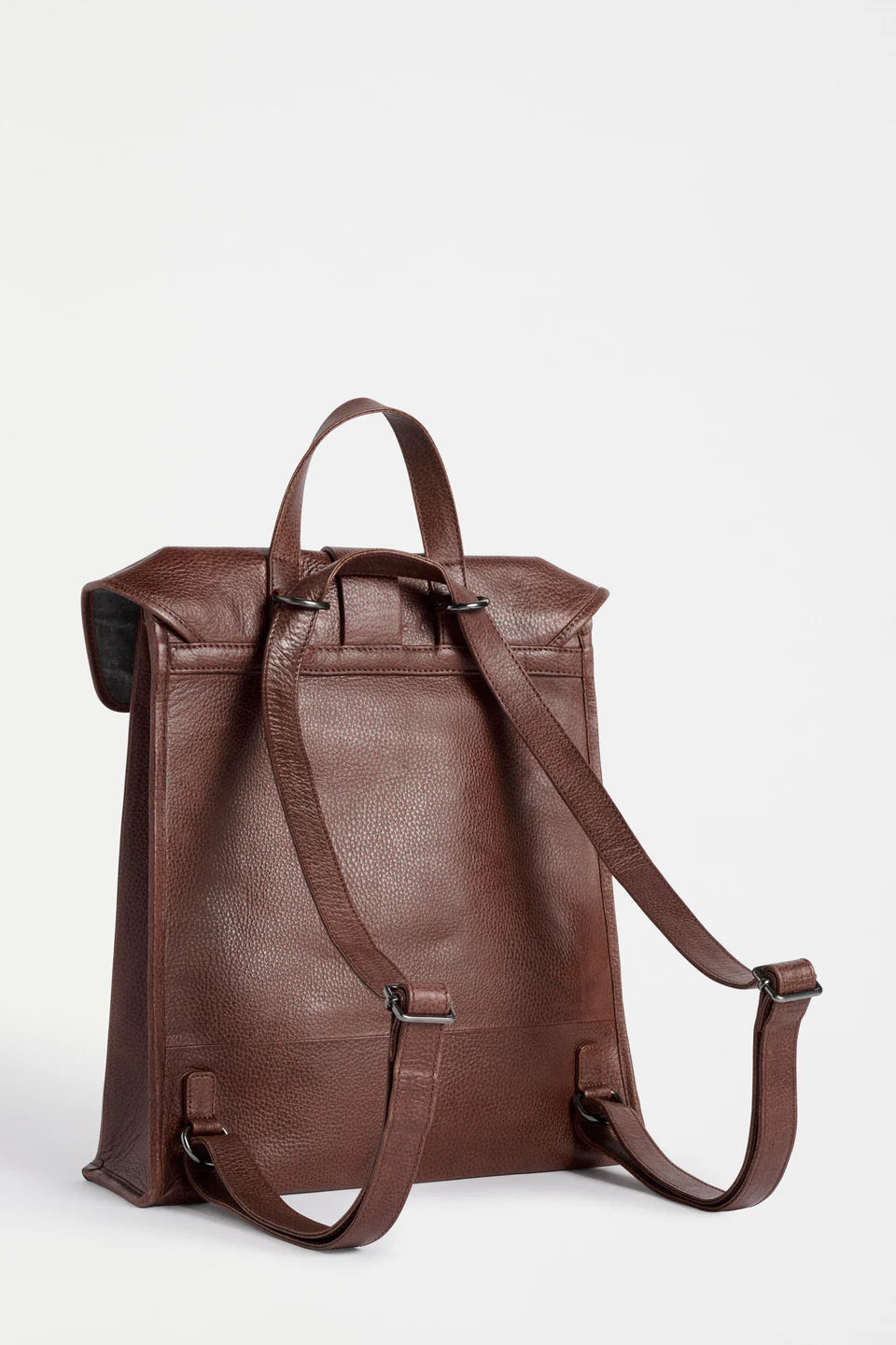 Hyddan Leather Backpack . Sienna