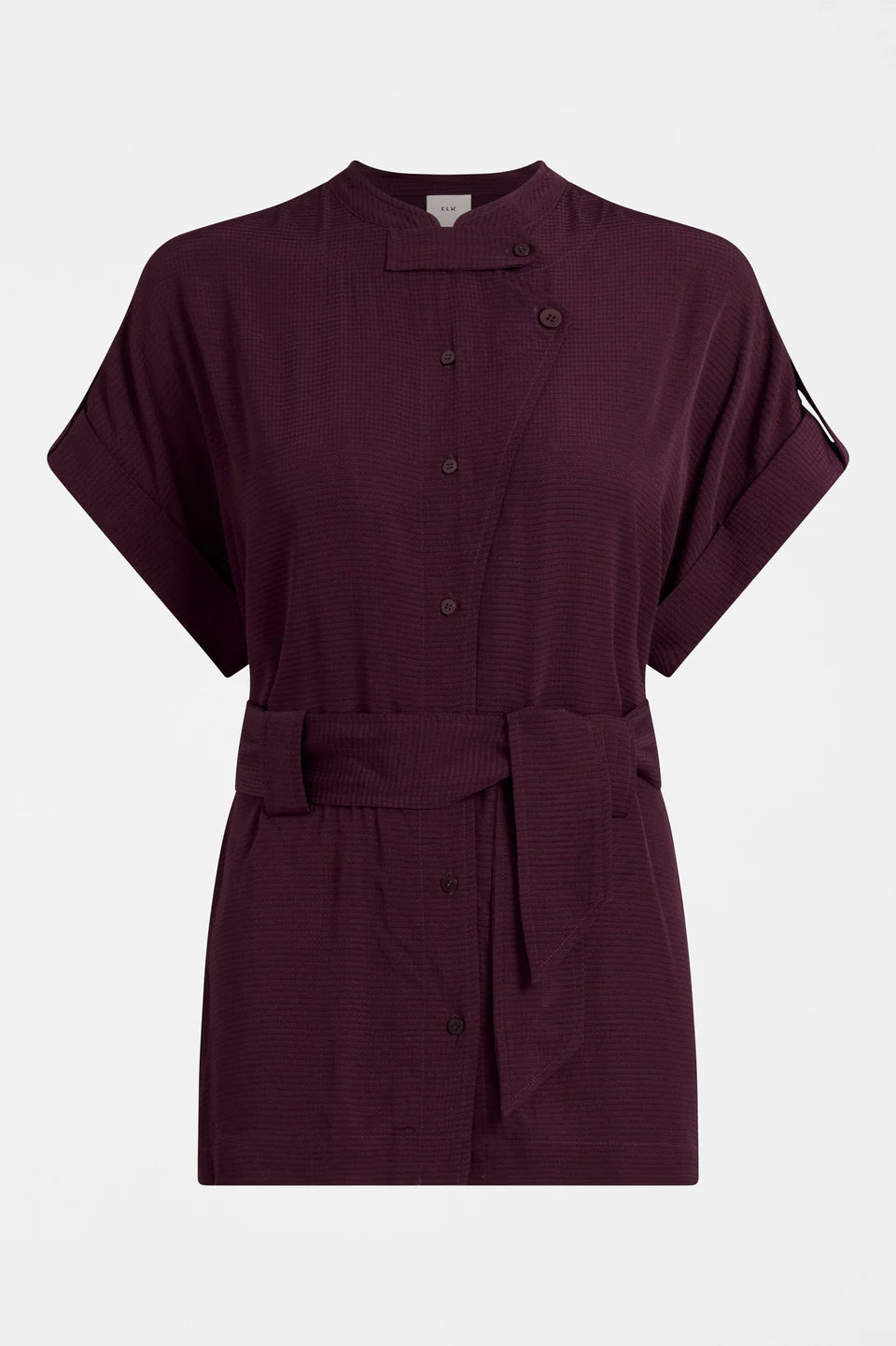 Meikes Shirt . Burgundy