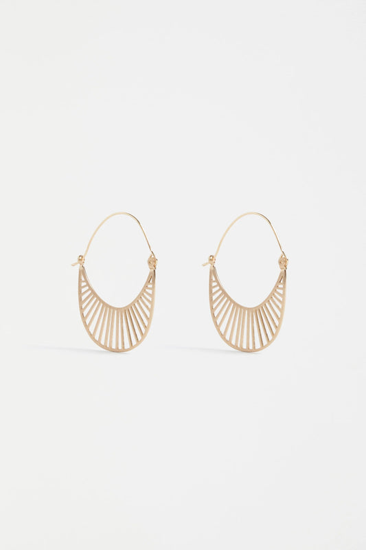 Earrings . Solsken Small Hoop . Gold