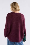 Agna Sweater . Merlot