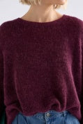 Agna Sweater . Merlot