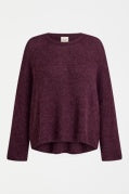 Agna Sweater . Merlot