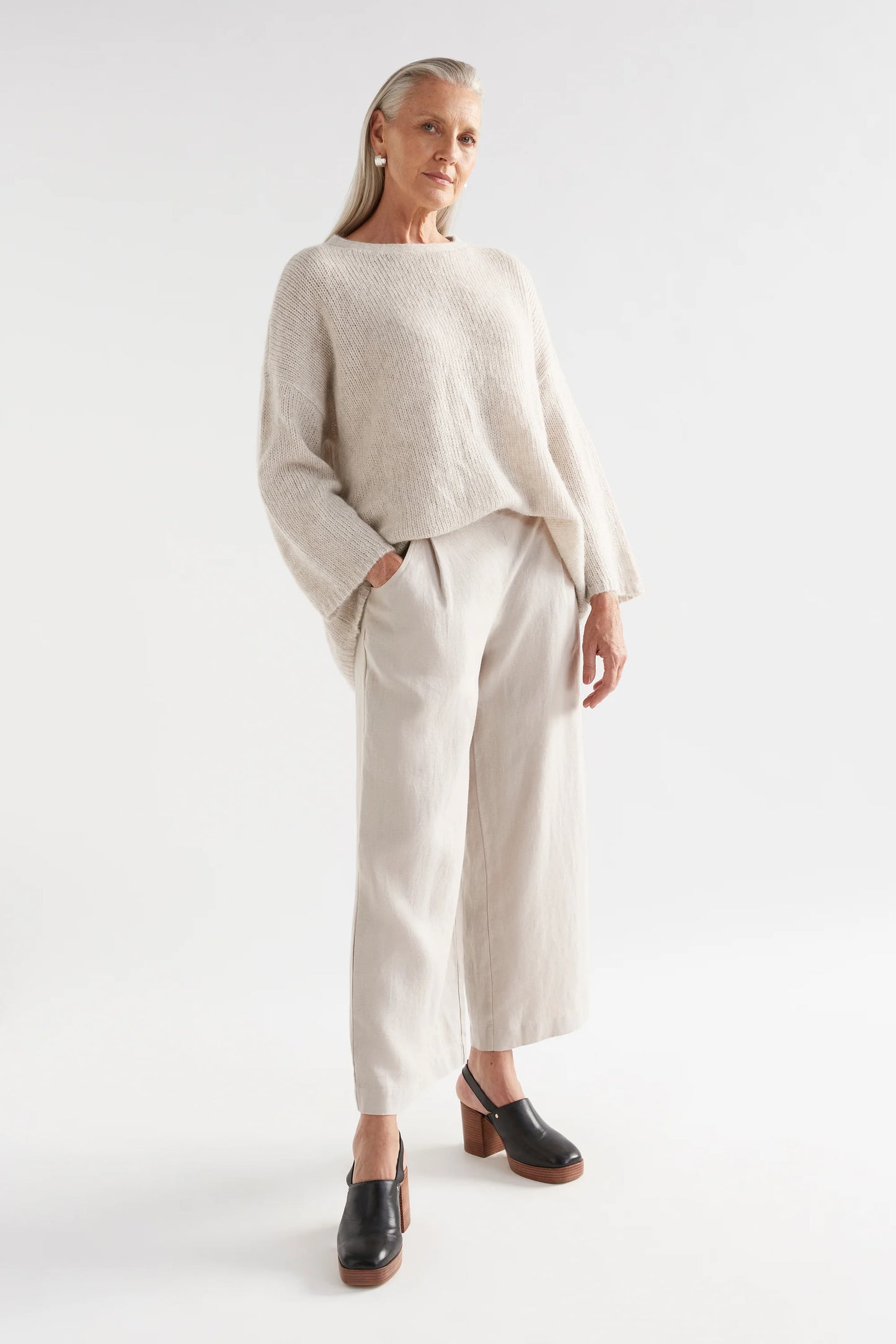 Agna Sweater . Ecru .