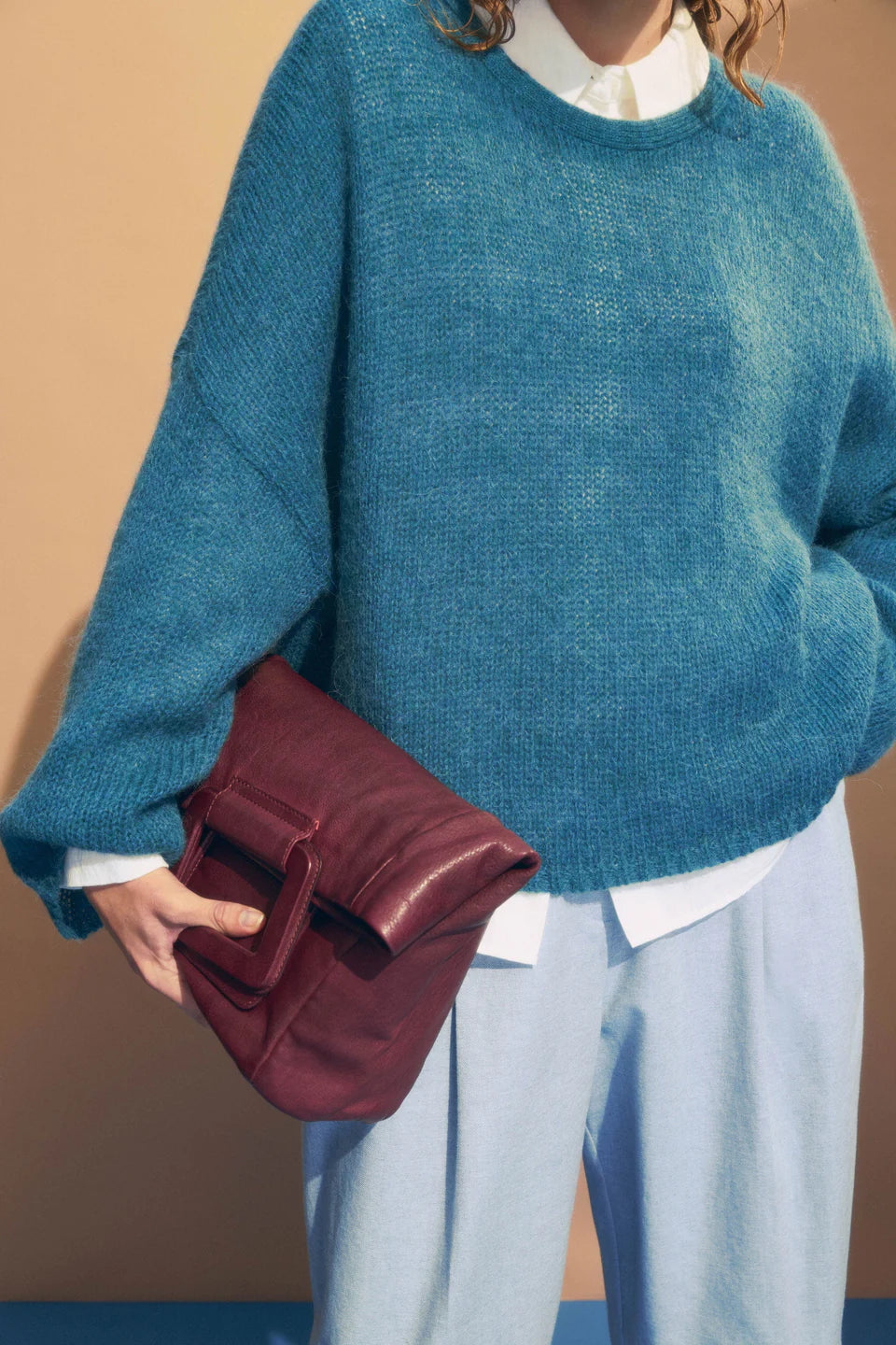 Agna Sweater . Stone Blue