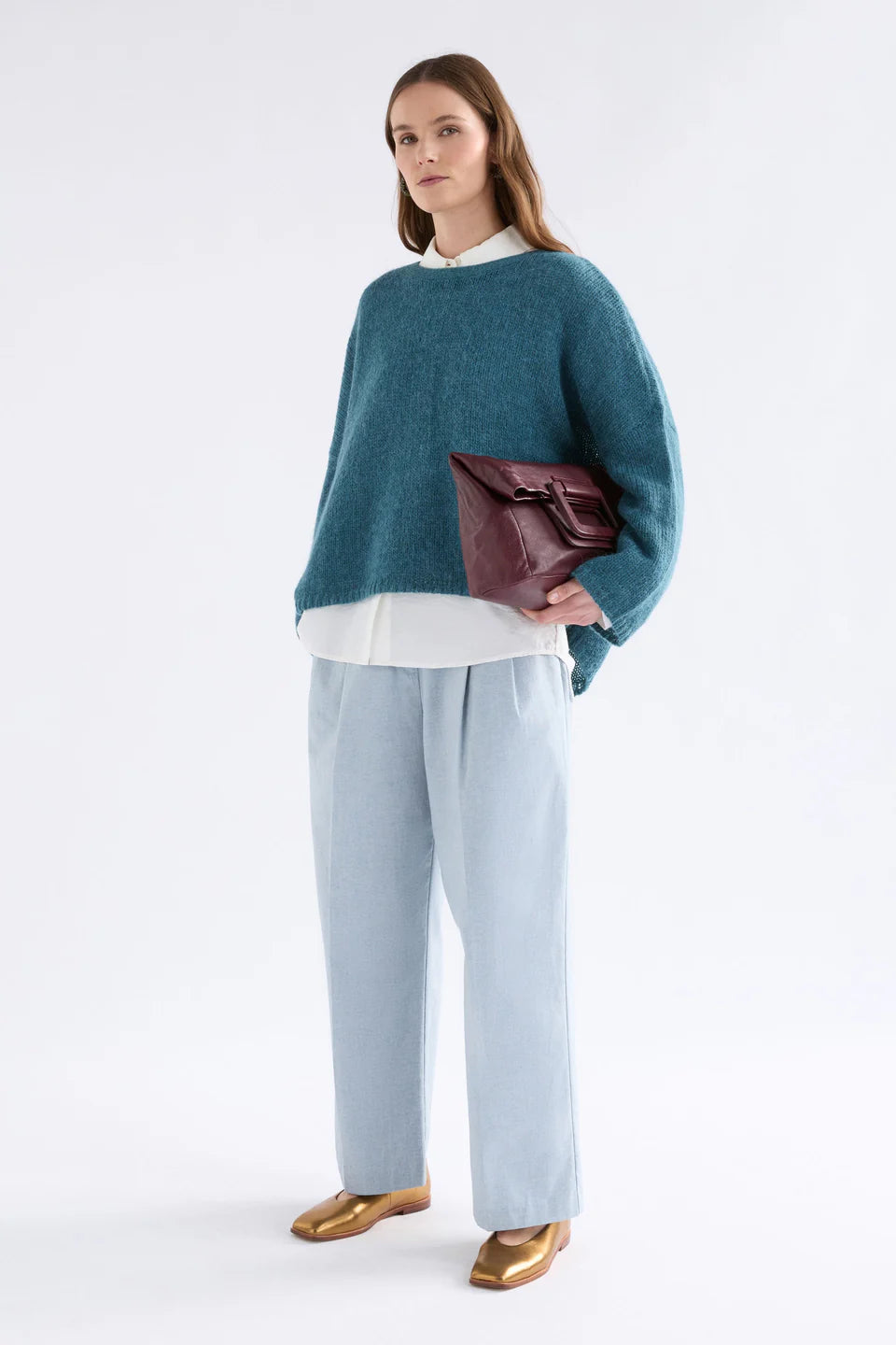 Agna Sweater . Stone Blue