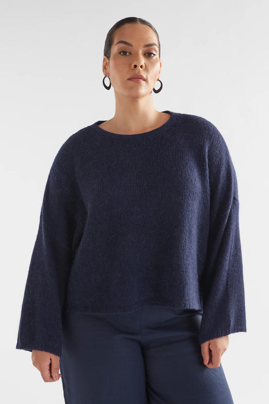 Agna Sweater . Steel Blue .