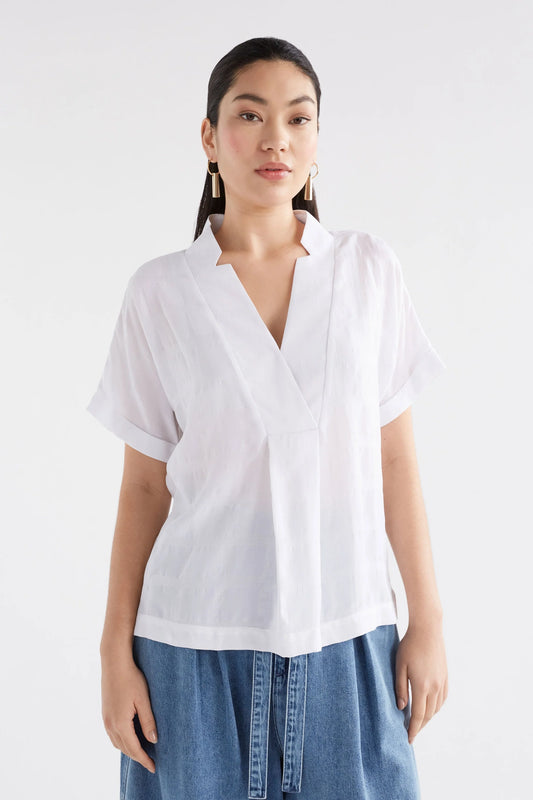 Flekke Shirt . White