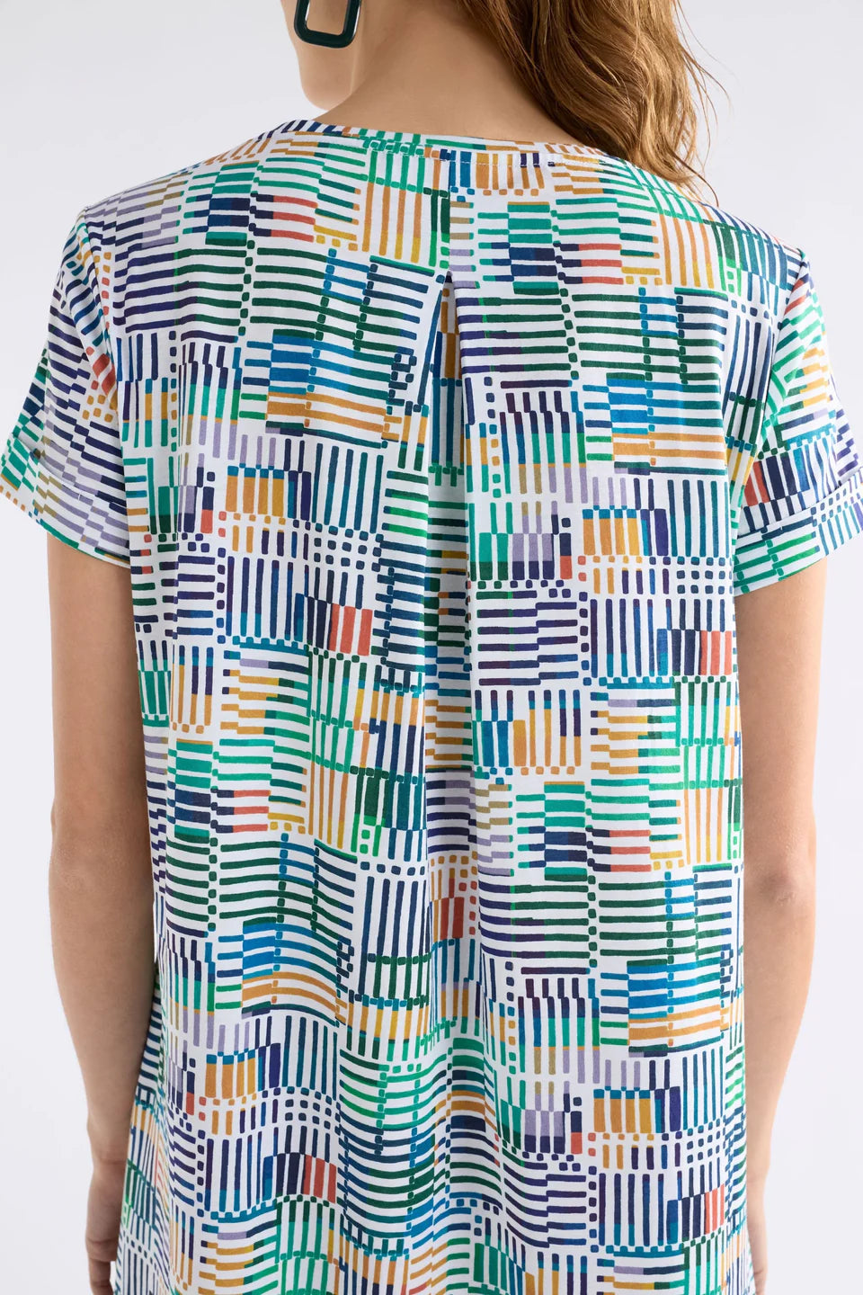 Haki Dress . Chess Print