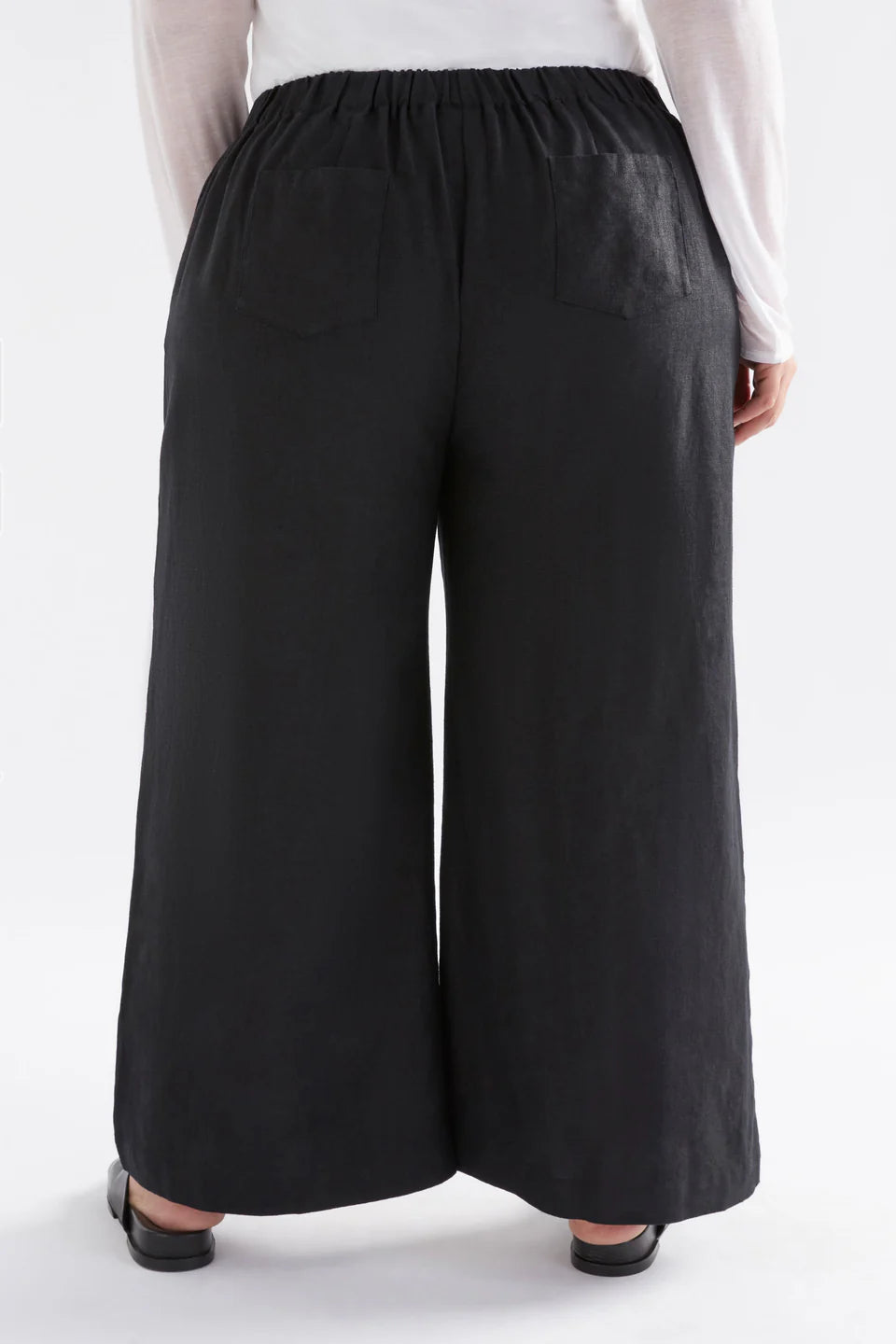 Ilona Linen Pant . Black