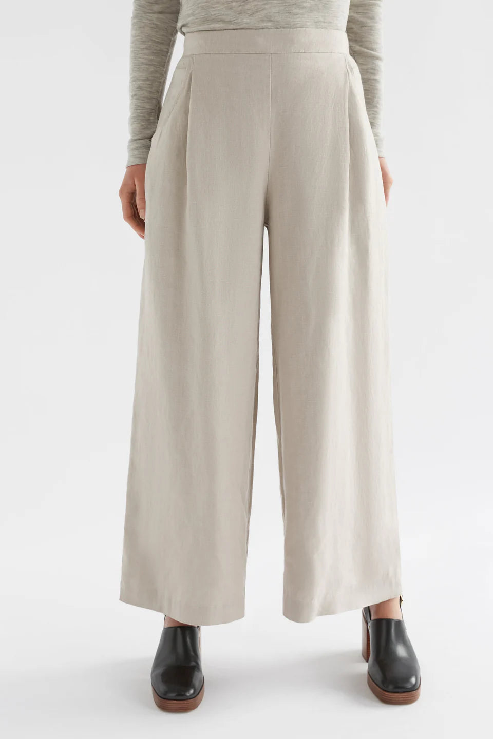 Ilona Linen Pant . Flax