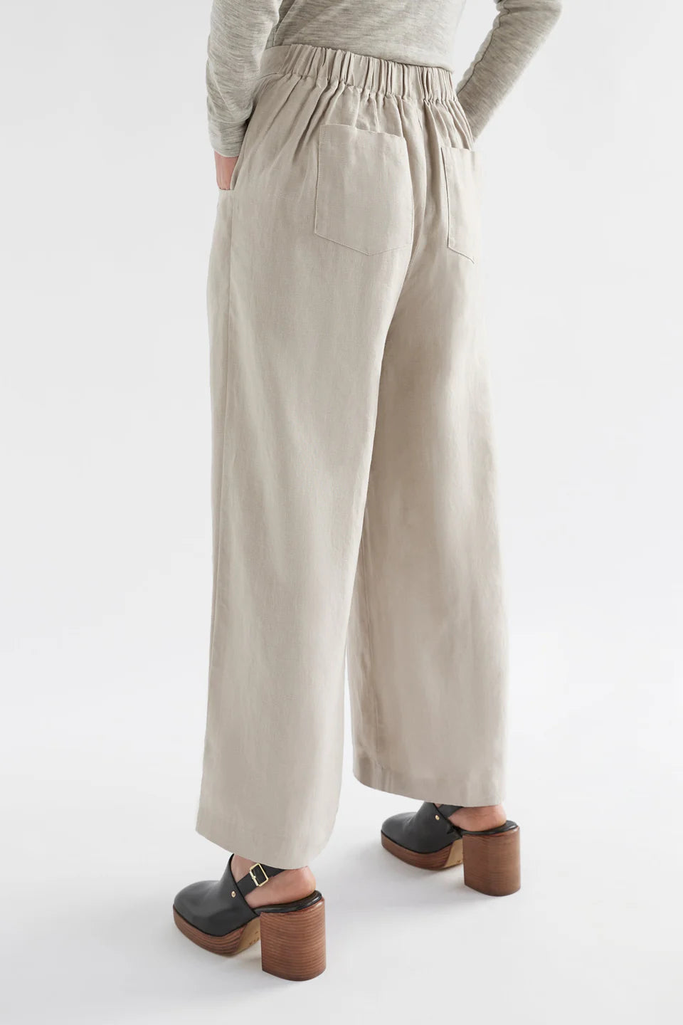 Ilona Linen Pant . Flax