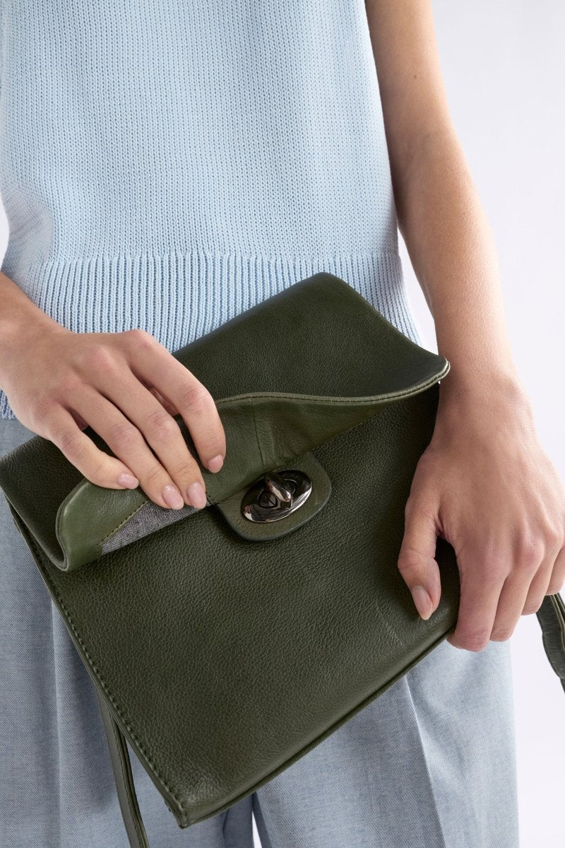 Kaska Crossbody . Loden Green