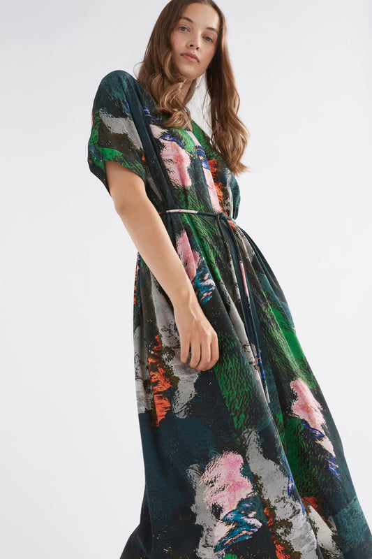 Malo Shirt Dress . Reflections Print