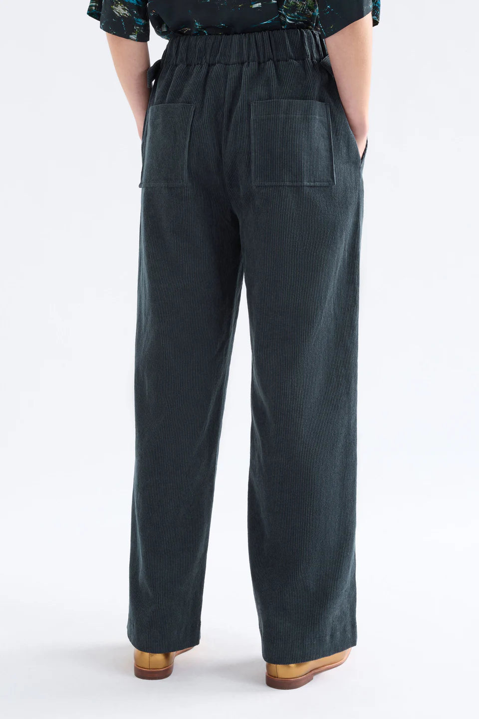 Noemi Cord Pant . Carbon