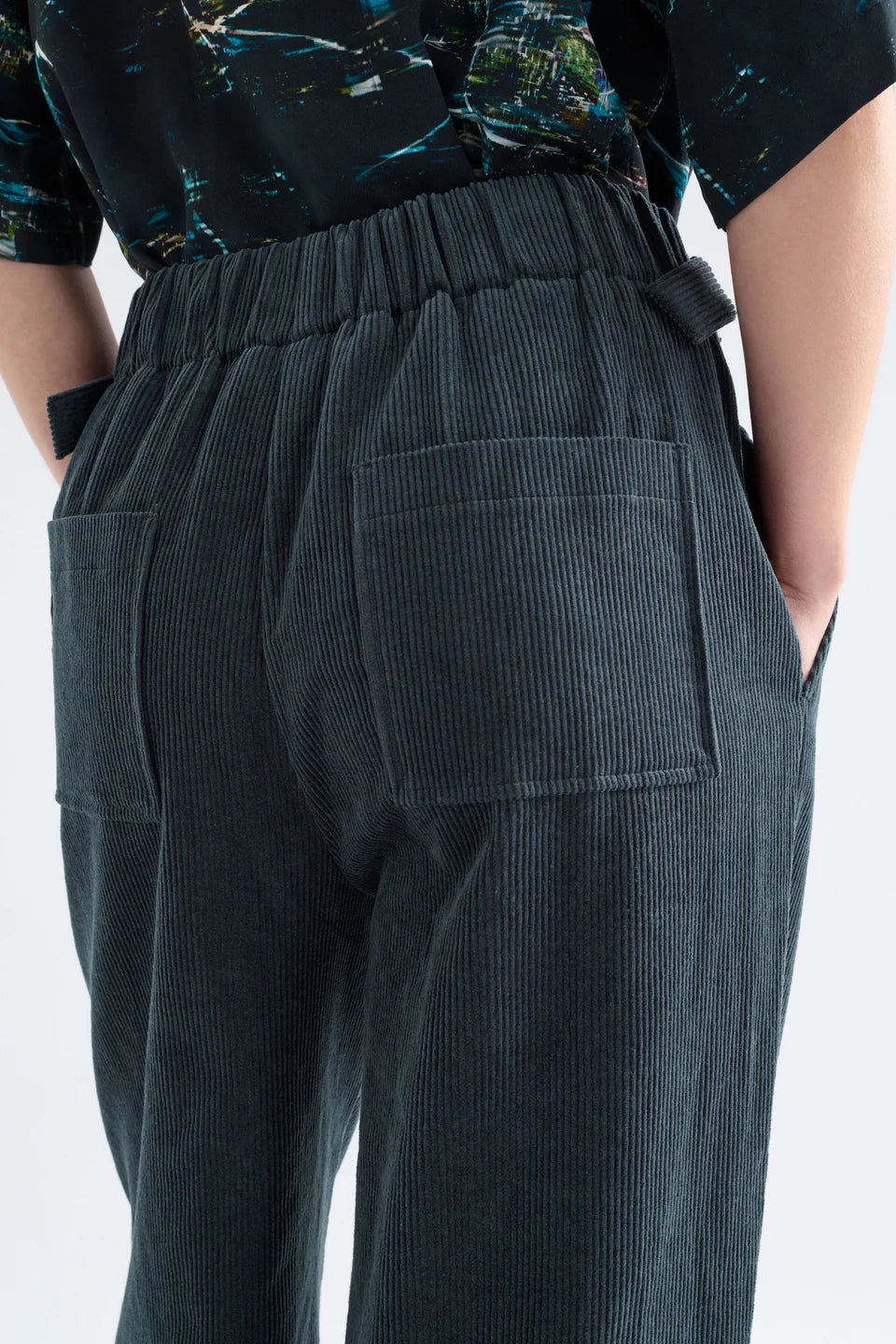 Noemi Cord Pant . Carbon