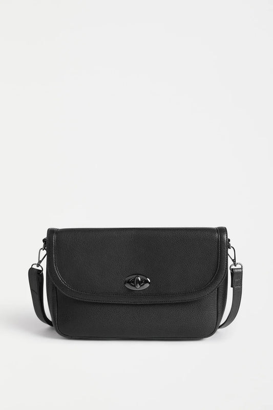 Unden Crossbody Bag . Black